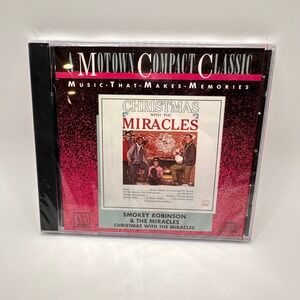 NEW! Smokey Robinson Christmas With The Miracles CD‎ Motown 1987 Holiday OOP